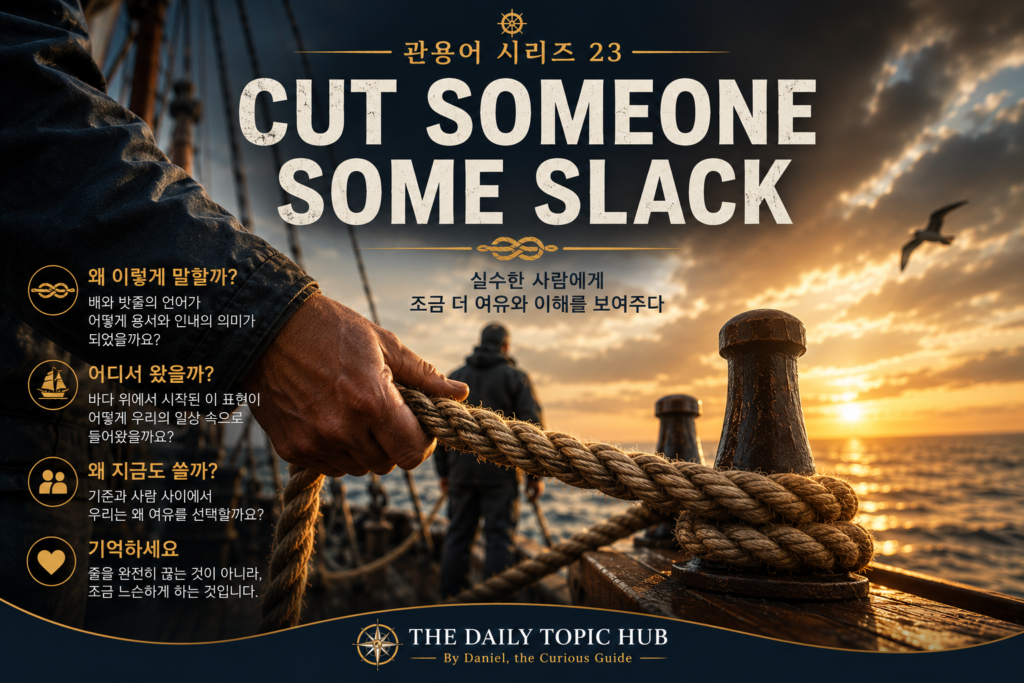 관용어 시리즈 #23: Cut Someone Some Slack