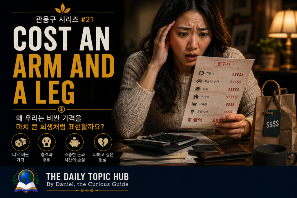 관용어 시리즈 #21: Cost an Arm and a Leg