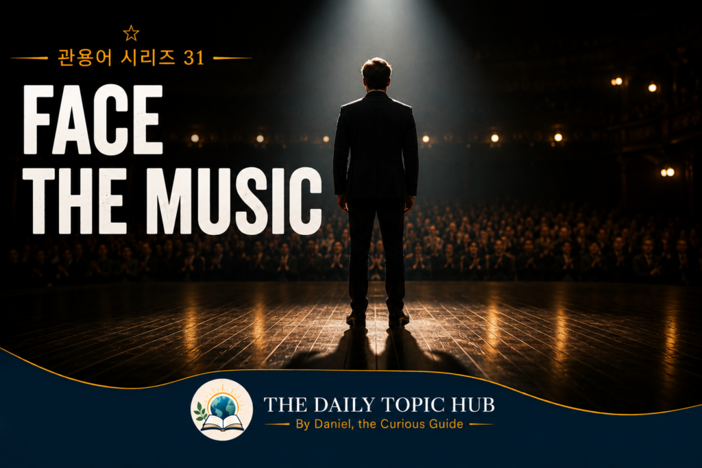 관용어 시리즈 #31: Face the Music